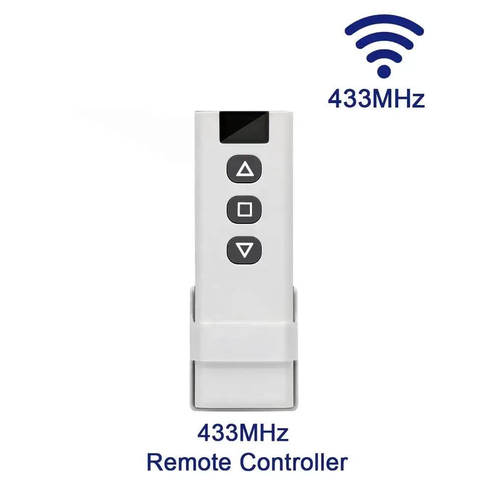 Simples Market Tuya WiFi Curtain Switch remote for roller blinds, 433MHz RF, white