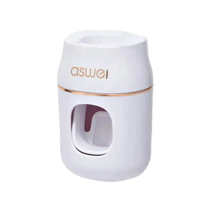 BrightSpace Auto Toothpaste Squeezer And Wall Mounted Storage Rack For Fresh Refills