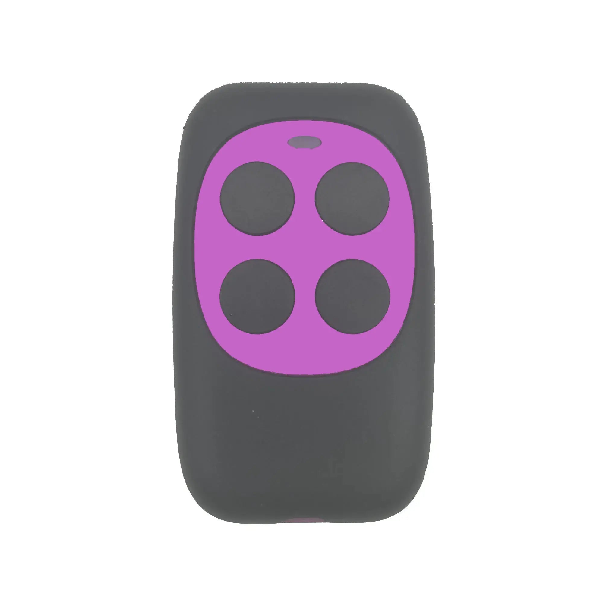 Simples Market 433MHz four-key RF remote with purple keypad and black buttons