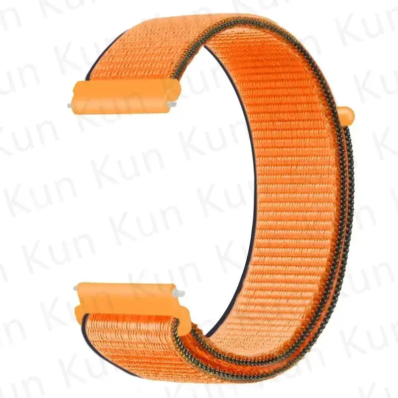 Nylon loop watch strap for Redmi Watch 5 Active/Lite and Xiaomi Watch S4, orange 20–22mm, Simples Market