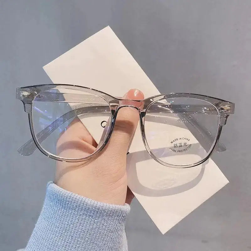 NovaVision Ultralight Retro Glasses With Transparent Frame And Anti Blue Light Lenses For Men And Women
