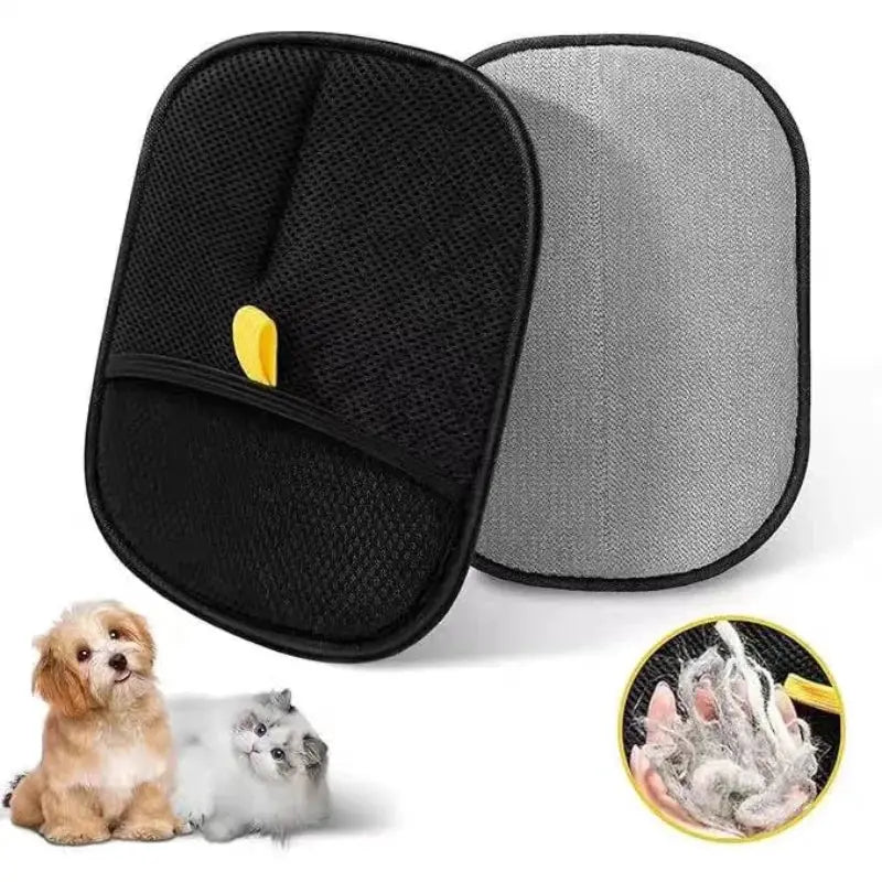 Pet Hair Cleaning And Collection Gloves Double Sided Multi Functional Beauty Glove Tool For Pet Owners