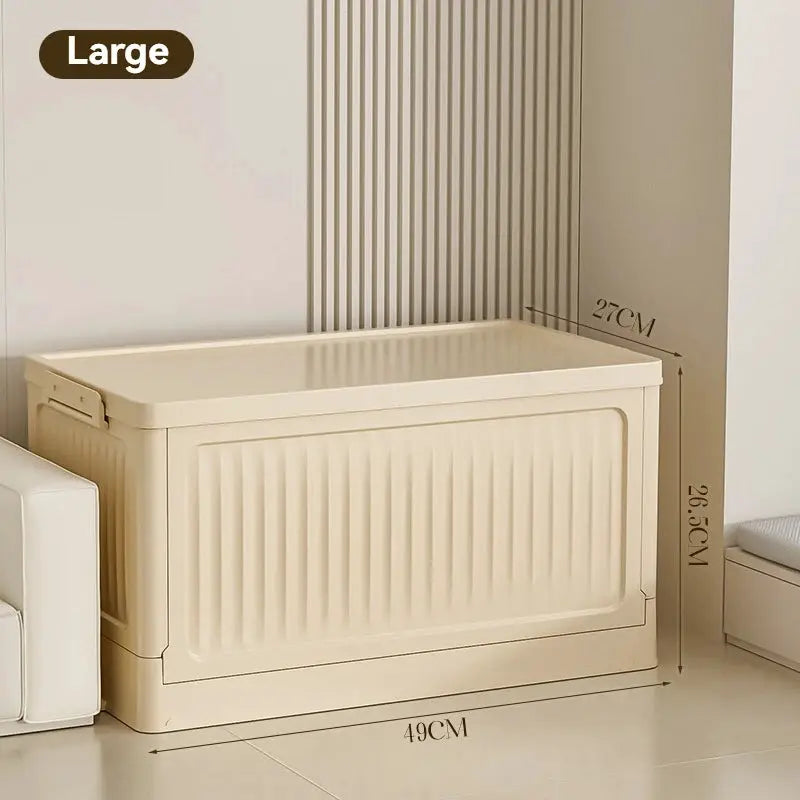 Folding Storage Box With Lid Multifunction Foldable Organizer Container For Home Car Trunk Travel Sundries Storage