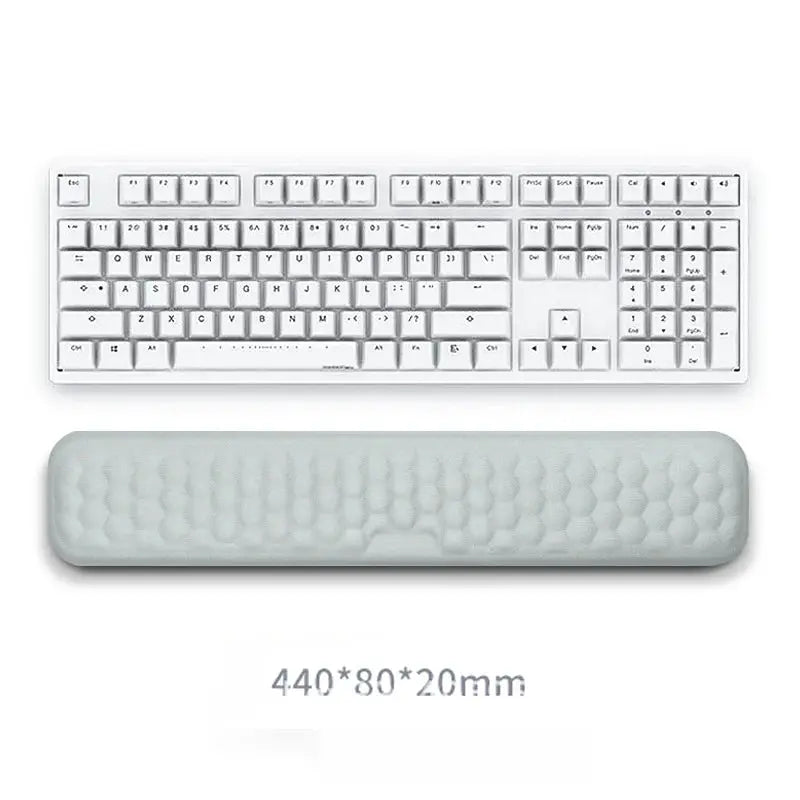 ComfyWrist Two In One Memory Foam Keyboard And Mouse Wrist Rest For Ergonomic Support And Better Posture