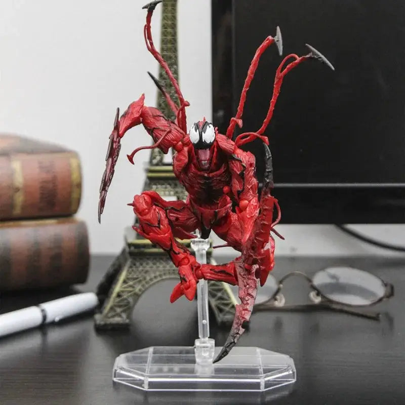 Amazing Yamaguchi Carnage Action Figure Marvel Legends Spider Man Movable Joints Change Face Statue Model Toy Gift