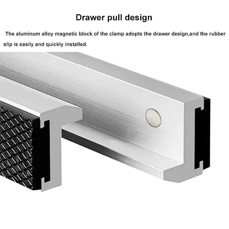 Vise Magnetic Protective Cover For 2.5 To 8 Inch Jaws Aluminium Alloy Rubber Surface Bench Vise Protector Accessories