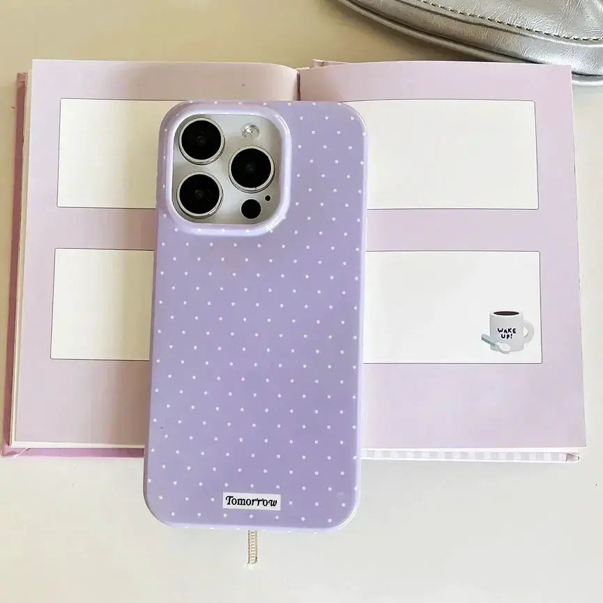 Polka Dot iPhone Case Ultra Slim Shockproof For iPhone 11 12 13 14 15 16 17 Pro Max And Air