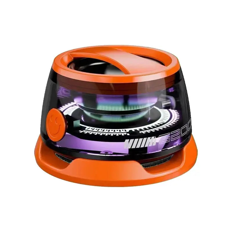 NovaPulse Outdoor Magnetic Bluetooth Speaker Portable Mini Travel Stereo RGB Light And Phone Holder
