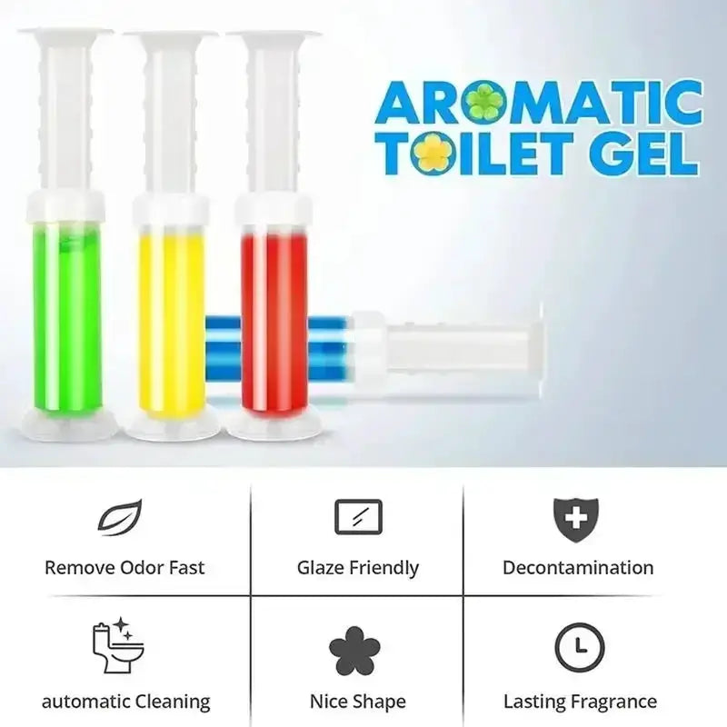 Toilet Cleaner Gel Stick Aromatherapy Solid Tablet Air Freshener For Long Lasting Fragrance And Deodorization