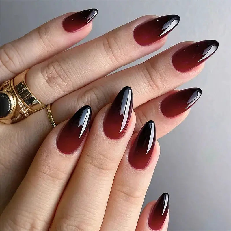 AuraNails 24Pcs Short Oval Blush Pink Press On Nails Full Coverage Acrylic Tips With Glue Included