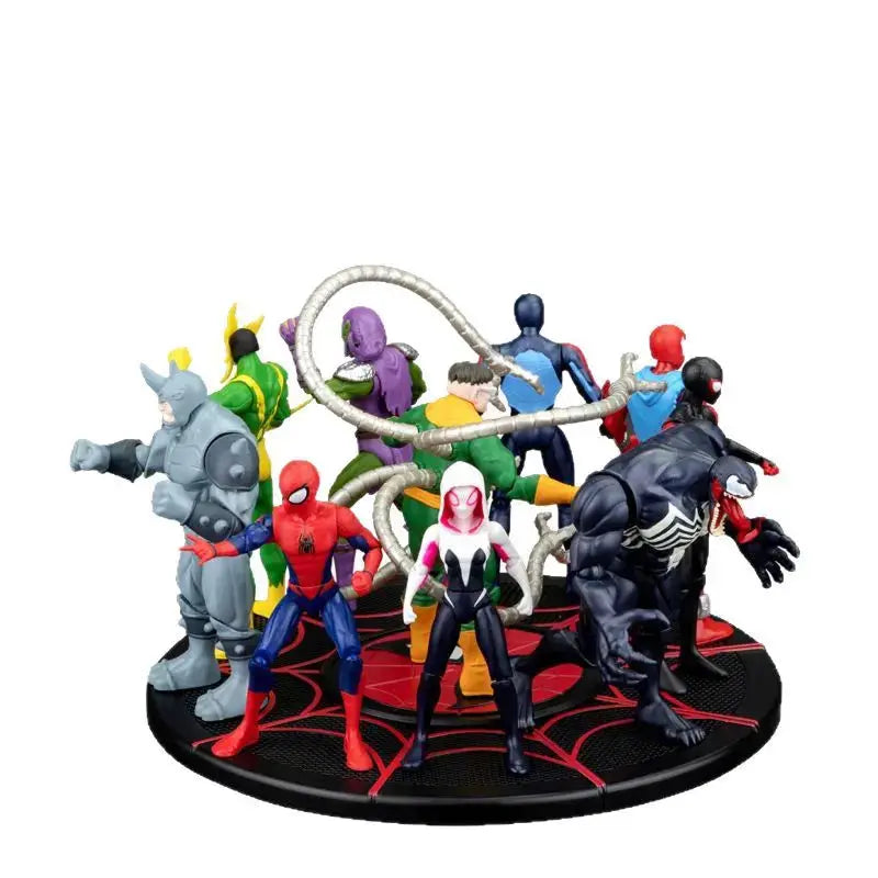 ZD Original Spider Man 4Inch Action Figures Green Goblin Doctor Octopus Venom Gwen Electro Scarlet Spider 2099 Rhino