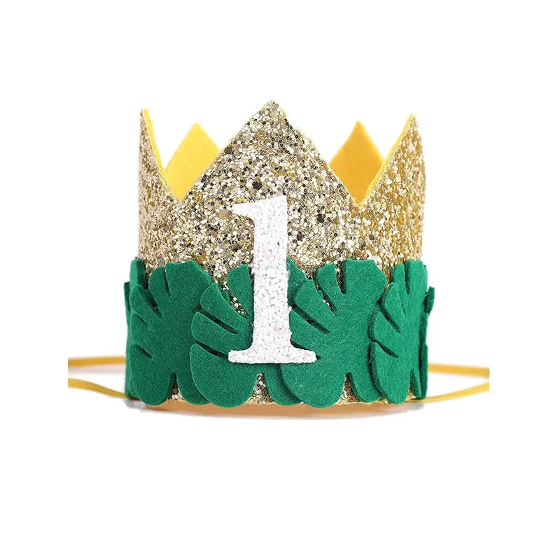 First Birthday Crown Hat For Kids Pink Party Decor Cute Birthday Party Hat For Boys And Girls