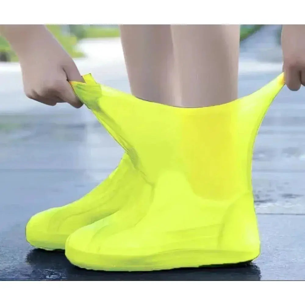 Latex Waterproof Overshoes For Outdoor Rain Gear Shoe Covers For Rainy Day Protection 1 Pair