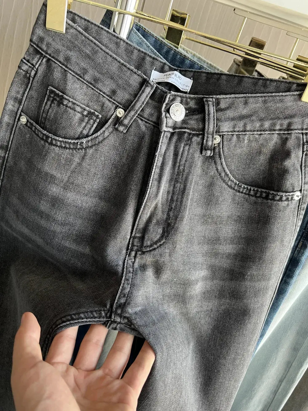 Z1975 Straight Leg Jeans For Women Y2K Classic Wash 2025 ETJ