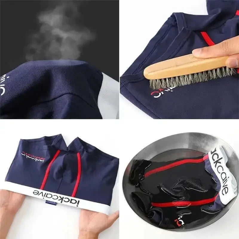 3-pack navy cotton men's boxers with red piping; breathable and comfortable underwear.