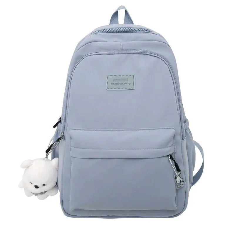 Aophlola Trendy High - Capacity Waterproof College Backpack - Simples Market