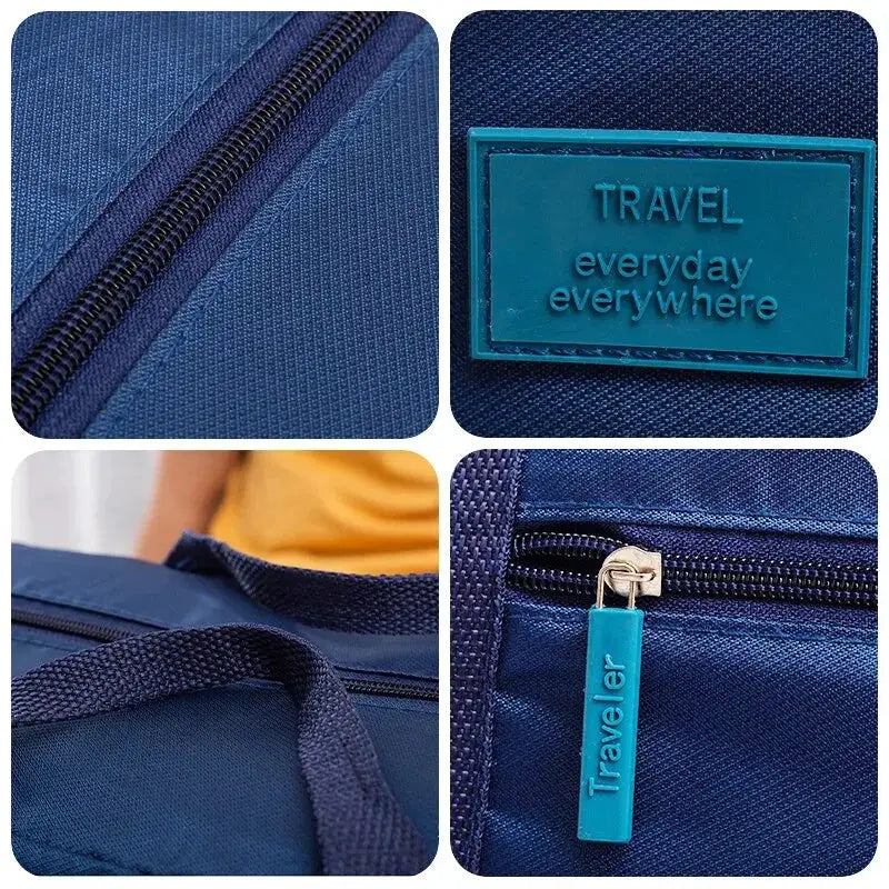 VoyagePro Lightweight Foldable Travel Duffel Bag Packable Unisex Tote For Weekenders And Overnight Trips