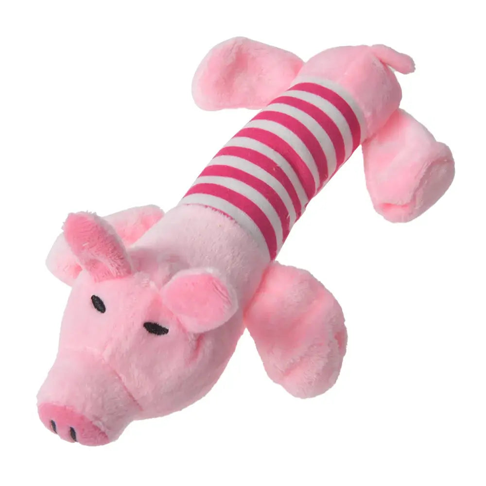Interactive Plush Dinosaur Dog Toy for Small Dogs and Cats Durable Fleece Chew Toy