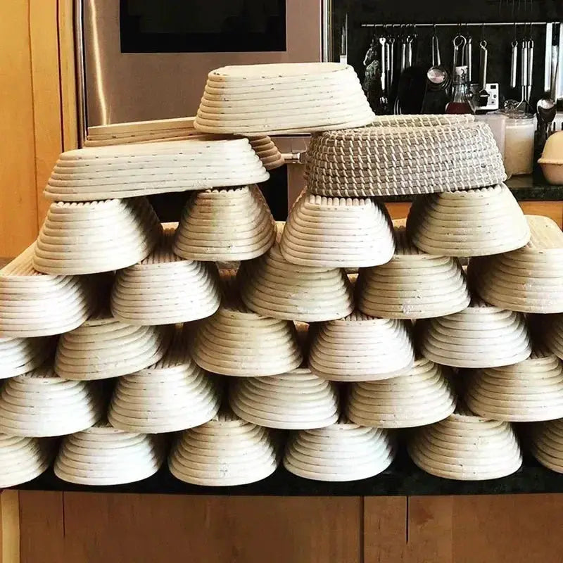 Oval Rattan Bread Proofing Basket Sourdough Banneton Fermentation Wicker Dough Proofing Bowl For Homemade Loaves