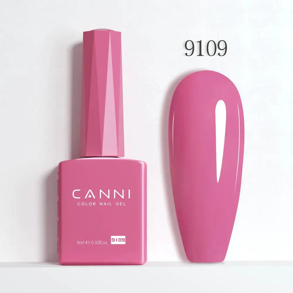Canni Hema Free Nail Gel Polish Christmas Red Collection Semi Permanent 9ml Long Lasting Shine