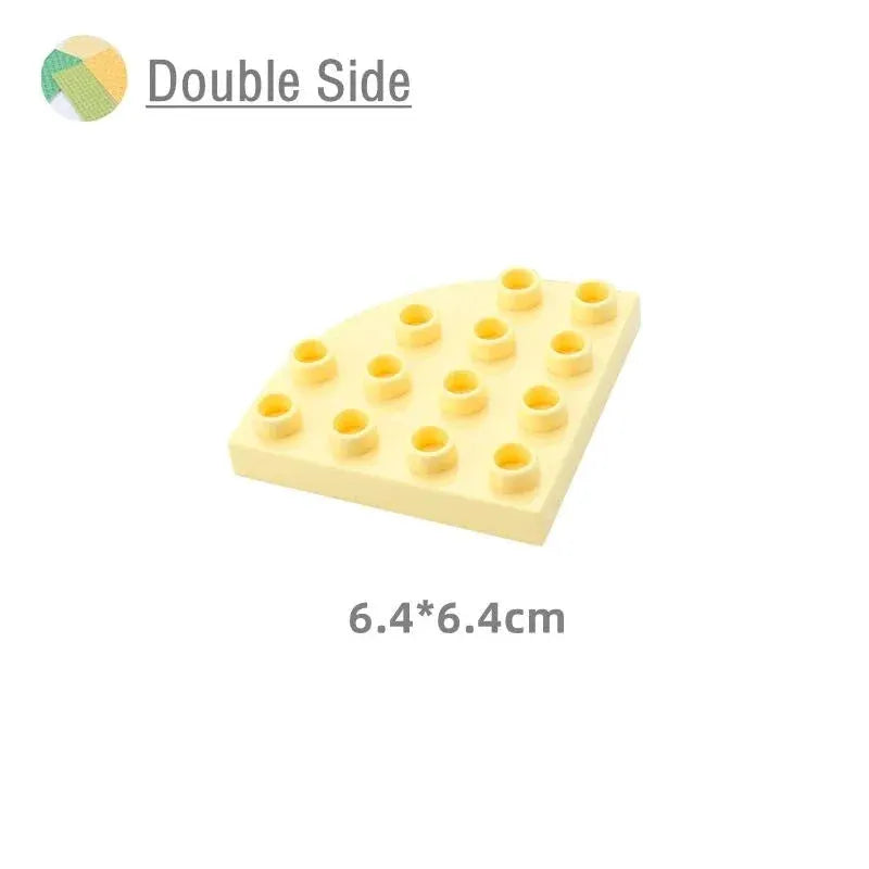 9 Sizes Big Building Plastic Blocks Base Plates Compatible With Large Bricks And Assembly Figures For Kids Toys