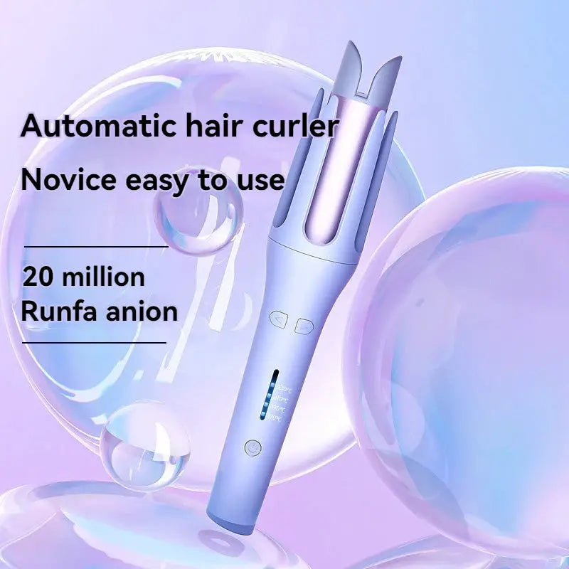 Simples Market portable mini automatic hair curler in lavender blue