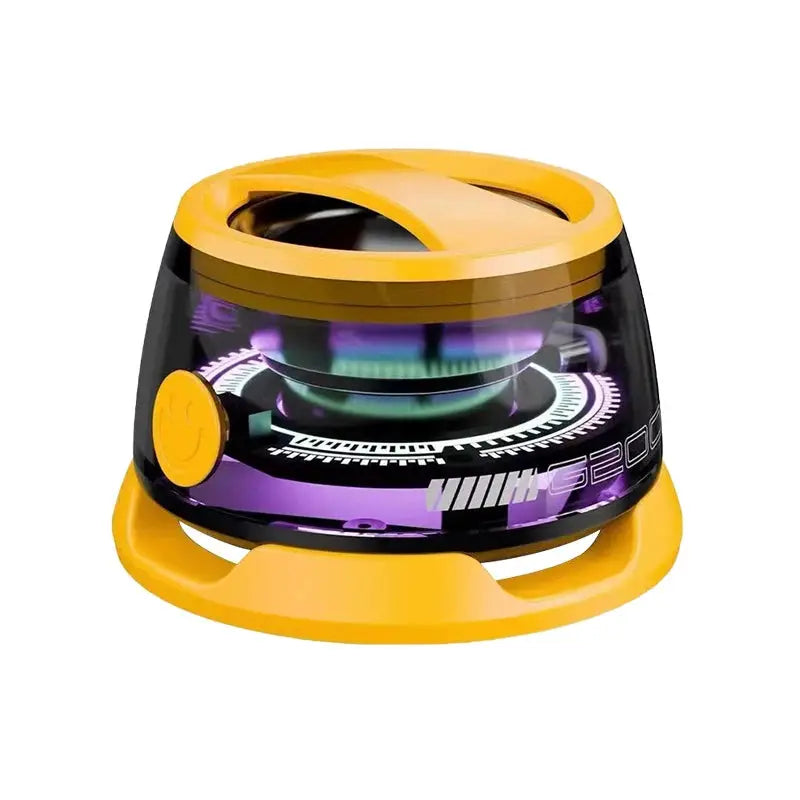 NovaPulse Outdoor Magnetic Bluetooth Speaker Portable Mini Travel Stereo RGB Light And Phone Holder