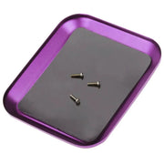 RC Repair Tool Magnetic Screw Tray Aluminium Alloy for Airplane Car Boat Crawler and Axial SCX10 D90 D110 Models