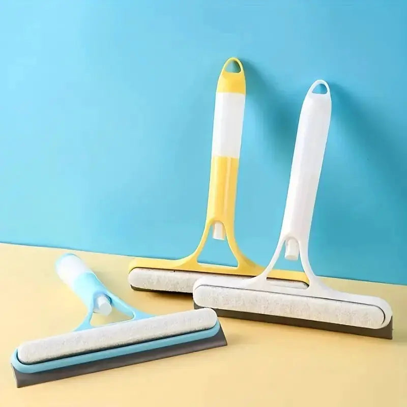 HomeMate Three In One Glass Cleaning Tool With Mirror Scraper Window Scraper And Watering Can For Streak Free Cleaning