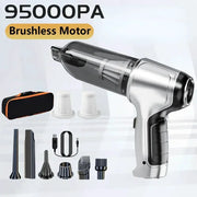 95000Pa cordless car vacuum cleaner with brushless motor and various nozzles by Simples Market