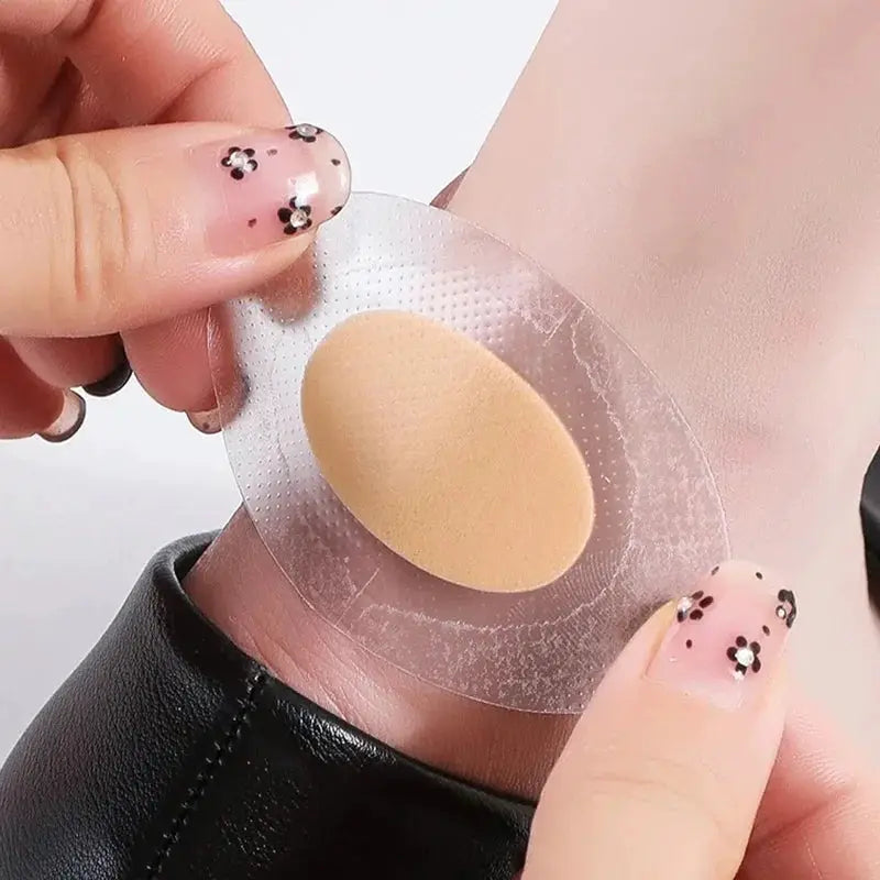 Gel Grip Heel Protectors Adhesive Foot Patches Blister Pads Heel Liners For Shoes Cushioning And Foot Care