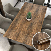 Vinyl Self Adhesive Waterproof Wood Wallpaper Rolls For Walls And Furniture Renovation Film Home Decor PVC - Simples Market