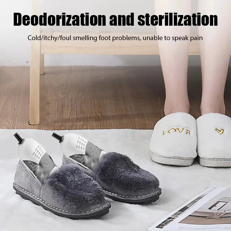 Electric Shoe Dryer Boot Warmer For Shoes Boots And Socks Odor Elimination Fast Drying UV Sanitizing