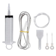 5 Piece Refrigerator Drain Cleaning Kit With Brush Suction Syringe And 1.5 Meter Hose For Fridge Drain Hole Cleaning
