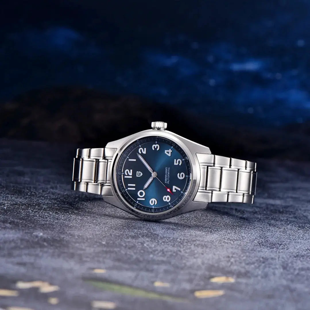 Pagani Design 2026 Mens Automatic Mechanical Watch NH35A Sapphire Glass Stainless Steel 200m Water Resistant