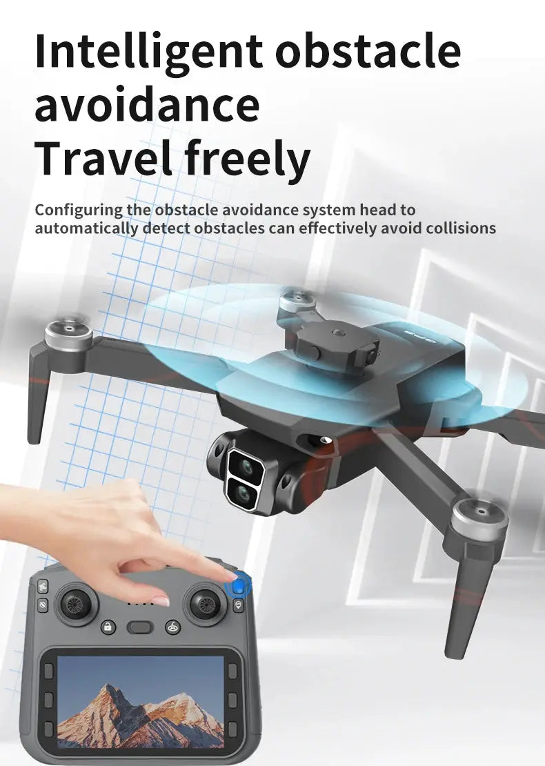 Simples Market L106-1PRO GPS drone with 4K camera and remote with built-in screen