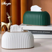 One Piece Tissue Box Holder With Spring For Home Living Room Desktop High End Light Luxury Aesthetic