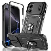 Simples Market rugged 360 full-body iPhone case for 16/15/14 Pro Max & 13/12/11 Pro Plus with ring stand, black