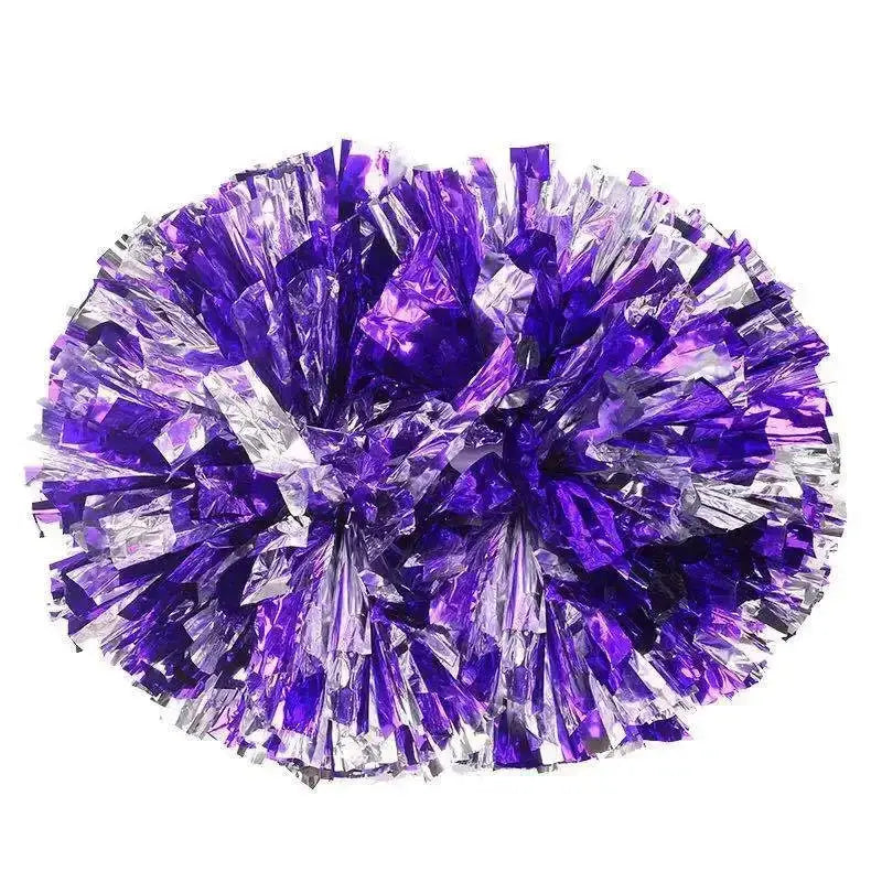 Large Cheerleading Pom Poms With Handle Cheer Balls Big Gold Silver Red Yellow Blue For Women And Kids Accessories