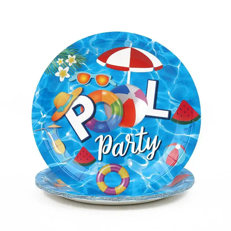 Flamingo Party Decorations for Beach Summer Pool Parties Luau Birthday Celebration Tropical Paper Decor