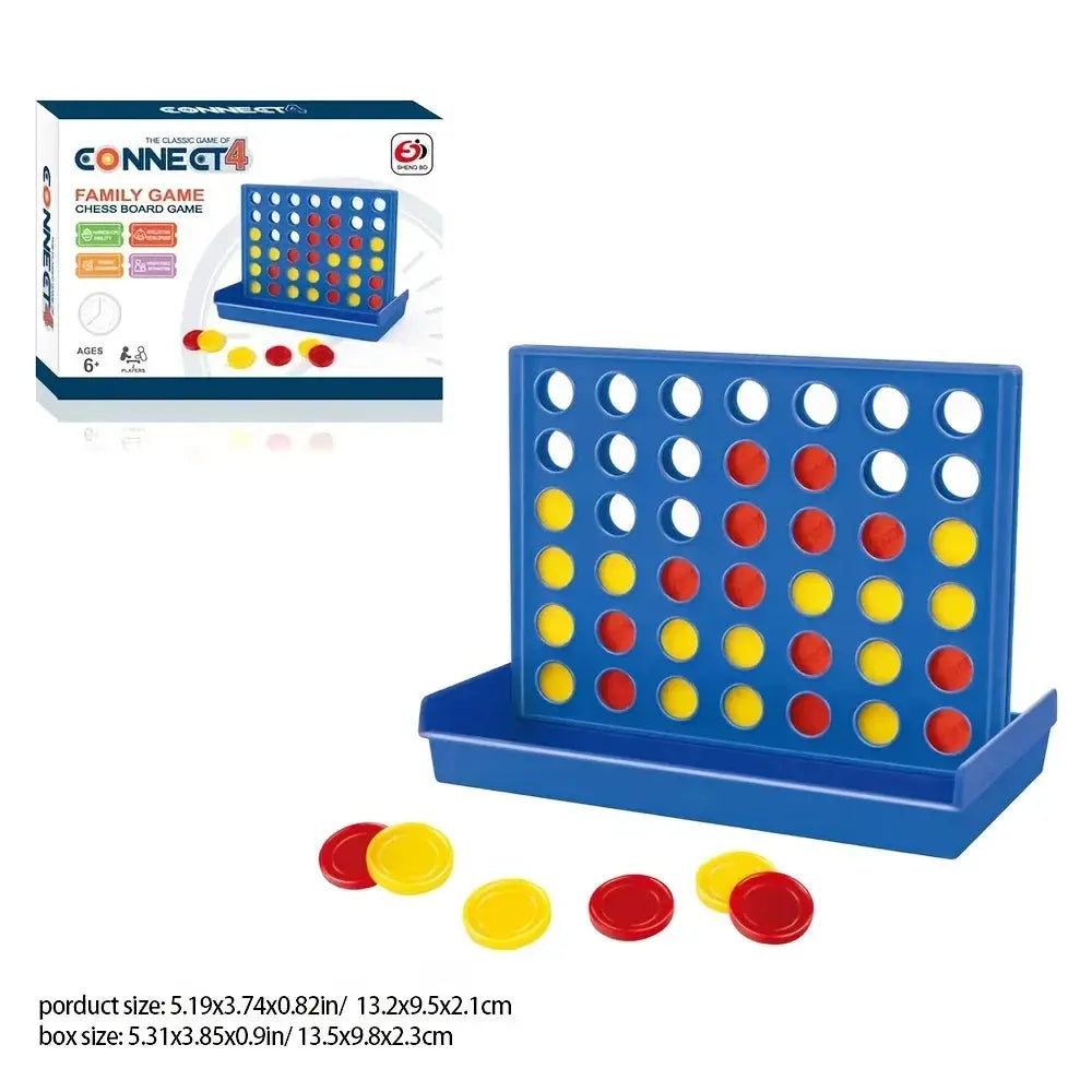 Four In A Row Bingo Chess Connect Classic Family Board Game Educational Toy For Kids And Adults