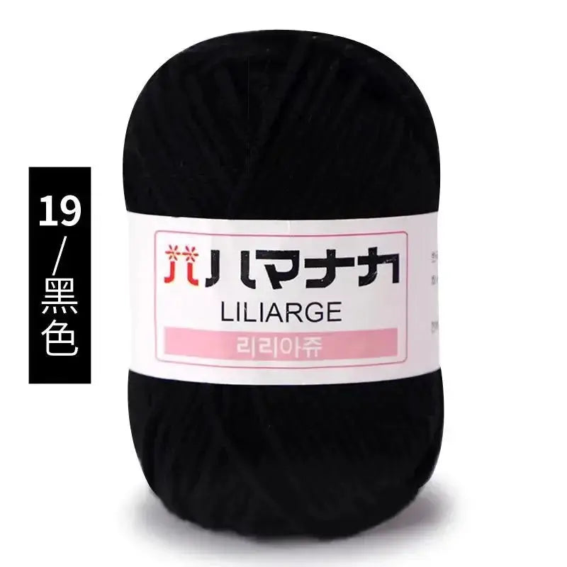 Milk Sweet Soft Cotton Baby Yarn Bamboo Blend Velvet Thick Wool For Hand Knitting And Crochet DIY Sweaters