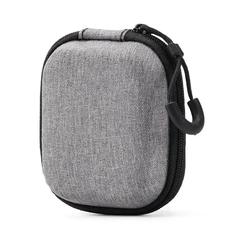 GuardianCase Shockproof Headphone Case Ultra Portable Protection For Earphones Memory Cards And USB Cables Leather Finish