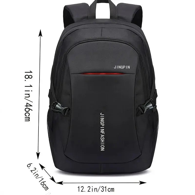UrbanEdge Oxford Waterproof Laptop Backpack All Weather Rucksack With Dedicated Laptop Compartment For Work And Travel