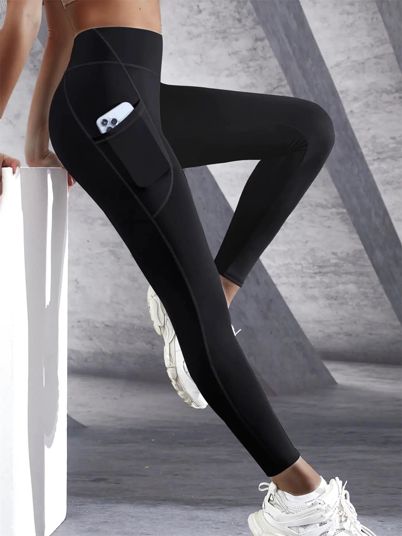 ZenFlex High Waist Yoga Leggings With Pockets Push Up Design For Flattering Shape For Running And Fitness