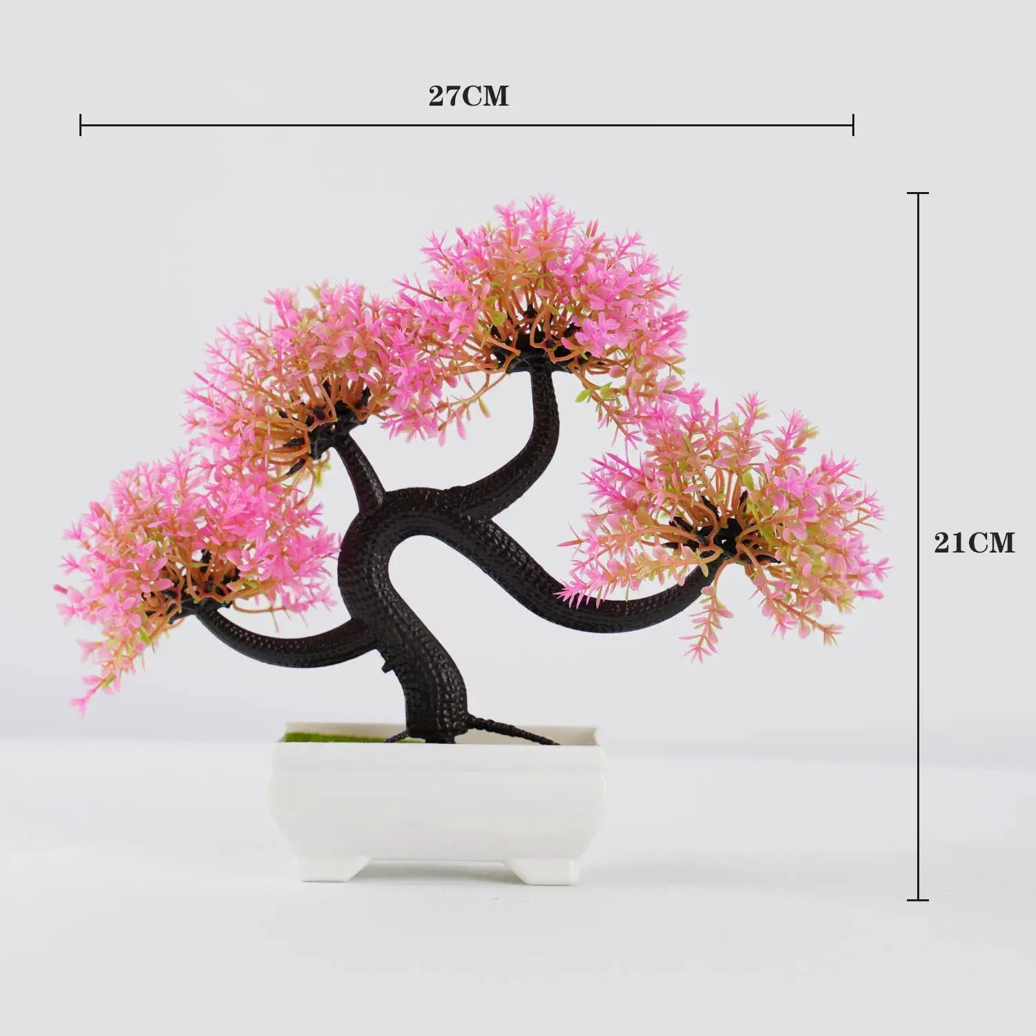 Artificial Bonsai Small Tree Simulation Potted Plant Tabletop Decor Ornament For Home Garden Hotel - Simples Market