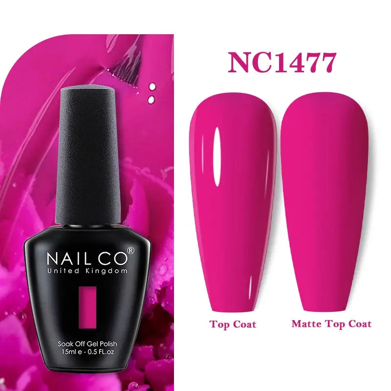 NAILCO 283 Colors Gel Nail Polish Kit Ultra Long Lasting UV Gel Varnish With 30 Day Shine