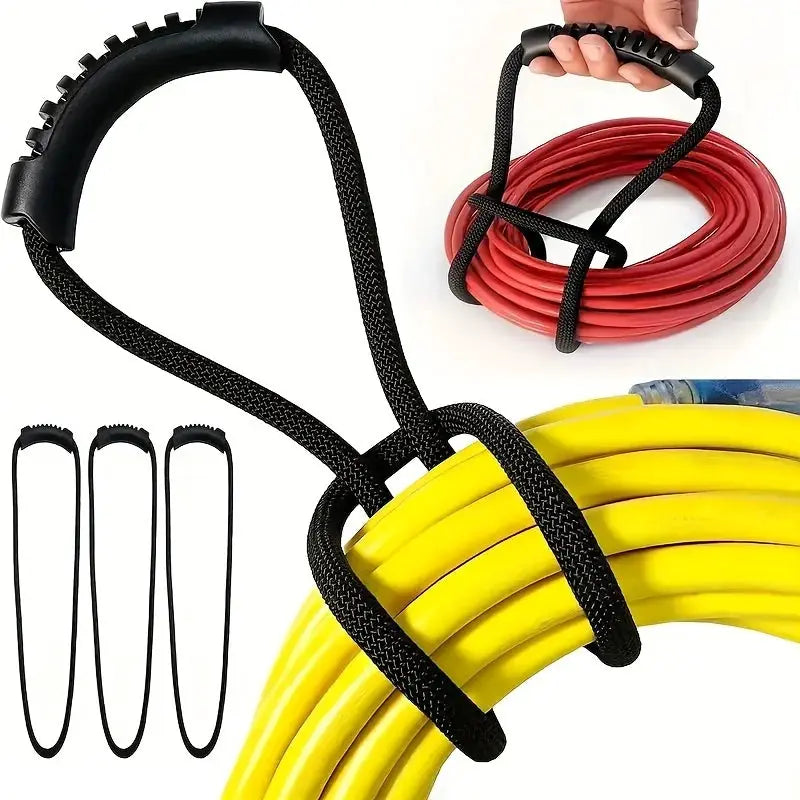 Storage Strap With Handle For Cords And Hoses Cord Organizer And Air Water Hose Holder For Home Garage Boat RV