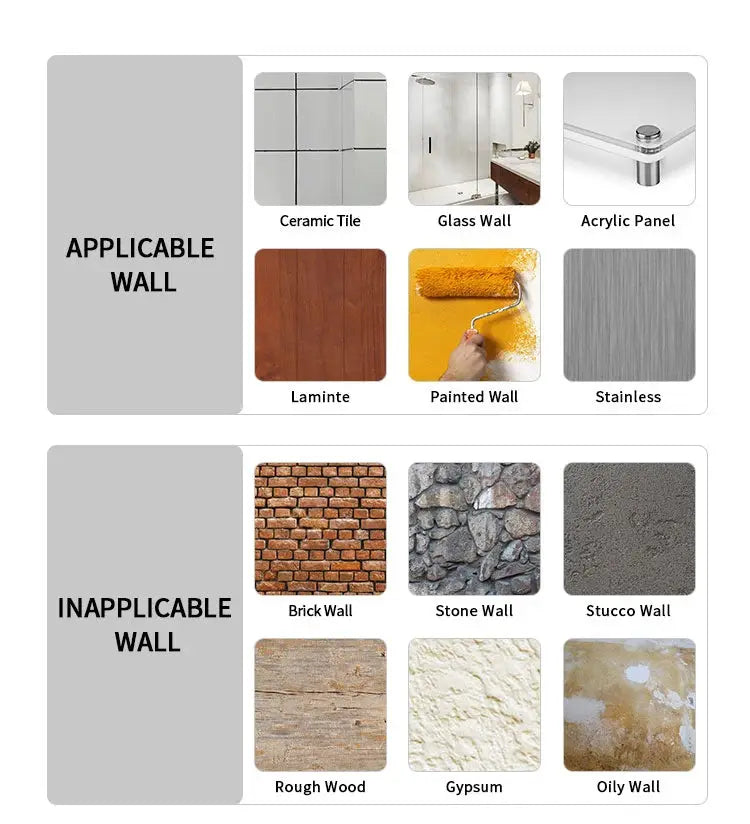 Simples Market self-adhesive kitchen backsplash tiles, 3D mosaic style, shown with applicable wall options.