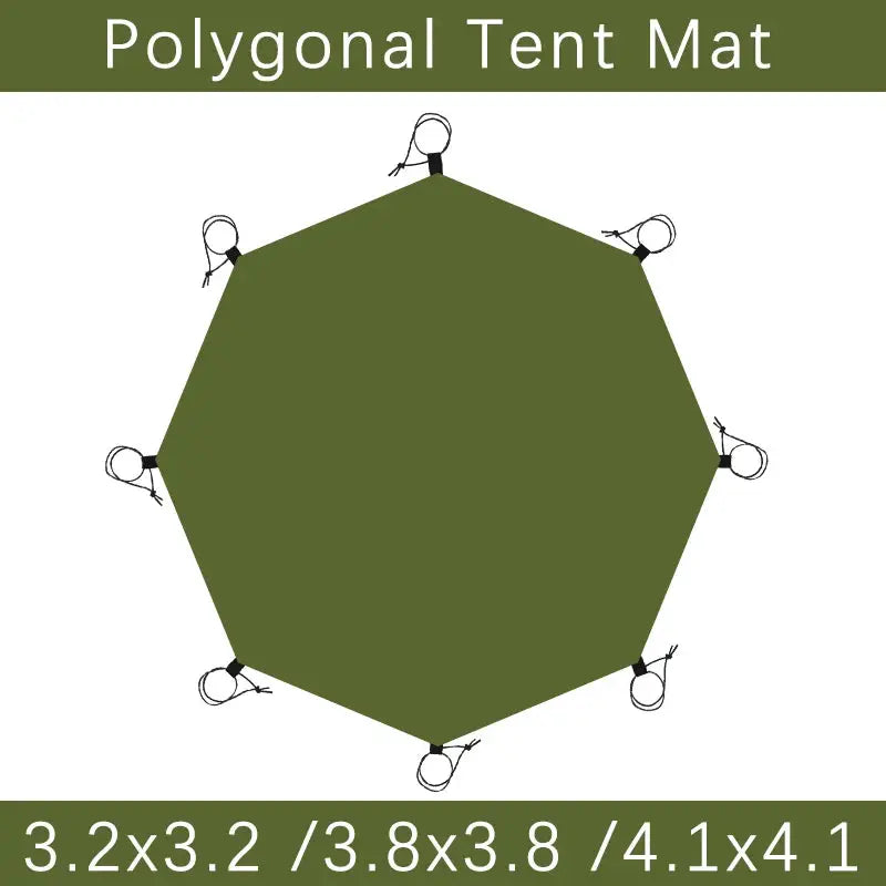 4x4 Waterproof Camping Groundsheet For Tent Footprint Picnic Mat And Hammock Shelter Durable 210D Oxford